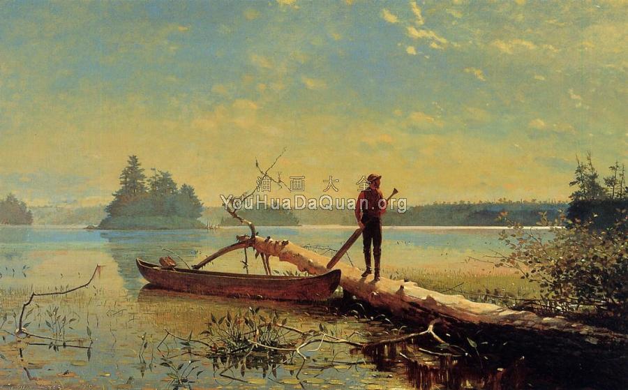 An Adirondack Lake - 温斯洛·荷默